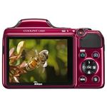 Camera Digital Nikon Coolpix L820 Vermelha 16mp, Lcd 3.0, Zoom Otico 30x, Foto Panoramica e 3d, Vide