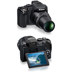 Câmera Digital Nikon Coolpix P500 12MP, 36x Zoom Óptico Preta