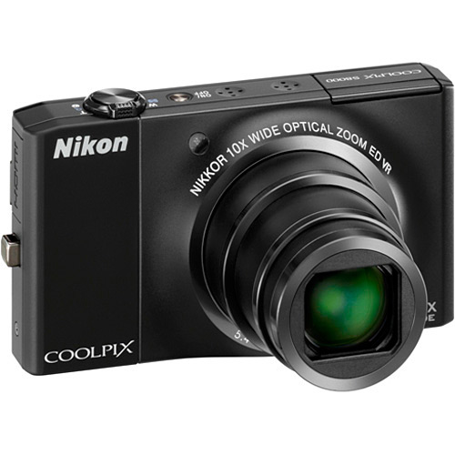 Câmera Digital Nikon Coolpix S8000 14.2MP C/ 10x Zoom Óptico Preta