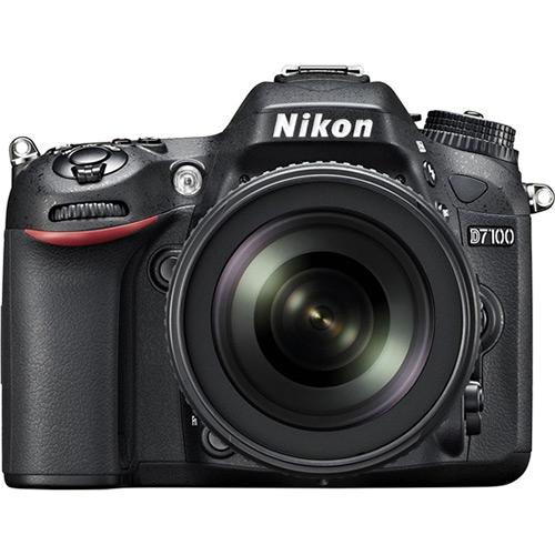 Câmera Digital Nikon D7100 - 24.1 MP - Full HD - Wi-fi - GPS - Lente 18-105mm - LCD 3.2 - Preta