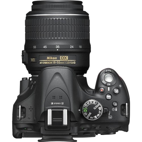 Câmera Digital Nikon Dslr D5200 24.1 Megapixels com Lente 18-55mm Vr