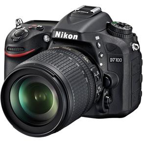 Câmera Digital Nikon DSLR D7100 24.1 Megapixels com Lente 18-105mm ED VR DX