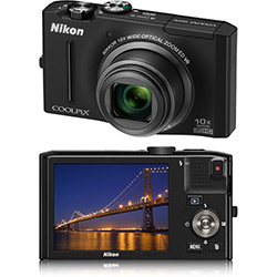 Câmera Digital Nikon S8100 12MP 10x Zoom Óptico Preta