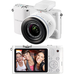 Tudo sobre 'Câmera Digital Samsung NX1000 20.3MP C/ Lente Intercambiável 20-55mm Branca'