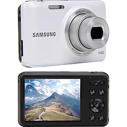 Tudo sobre 'Câmera Digital Samsung ST-71 16.1MP Zoom Óptico 5x - Branca'