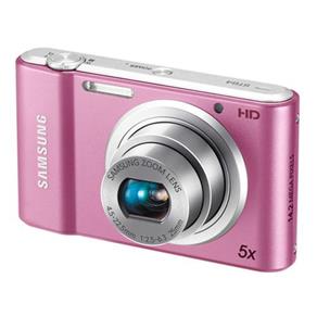 Câmera Digital Samsung ST64 Rosa 14.2MP 4GB Zoom Óptico de 5x LCD 2.7