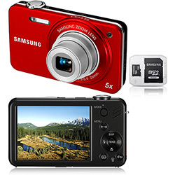 Tudo sobre 'Câmera Digital Samsung ST90 14.2 MP C/ 5x Zoom Óptico Cartão SD 2GB Laranja'