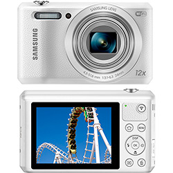 Câmera Digital Samsung WB35F 16,2MP Zoom 12x Wi-Fi - Branca