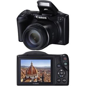 Câmera Digital Semiprofissional Canon Powershot Sx400Is 16Mp Zoom Óptico 30X Cartão 8Gb Preta