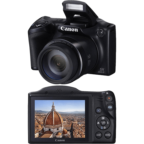 Câmera Digital Semiprofissional Canon Powershot SX400IS 16MP Zoom Óptico 30x Preta