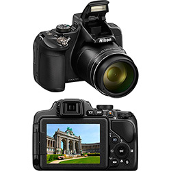 Tudo sobre 'Câmera Digital Semiprofissional Nikon Coolpix P600 16.1MP Zoom Óptico 60x Lente Cristal Nikkor'