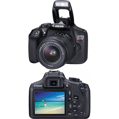 Câmera Digital Semiprofissional T6 Ef-s 18-55 F/3.5-5.6 Iii Br
