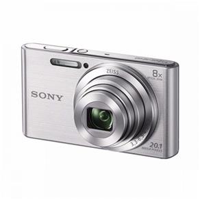 Câmera Digital Sony Cyber-Shot DSC-W830 20.1 Mp Visor de 2.7 Polegadas, Zoom Óptico de 8x,Imagem Panorâmica, Cartão 4gb - Prata