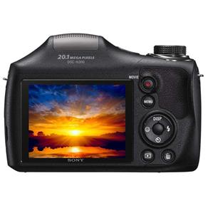 Câmera Digital Sony Dsc-H300 / 20.1 Mp / Zoom Óptico de 35X / Lcd 3.0 / Foto Panorâmica 360º / Vídeos Hd + Cartão 8Gb - Preta Preta