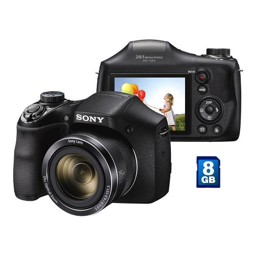 Camera Digital Sony Dsc-H300, 20.1mp, Tela 3 , Zoom Optico 35x, Filma em Hd, Foto Panoramica,
