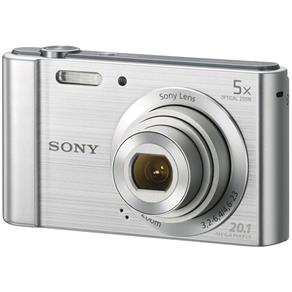 Câmera Digital Sony DSC-W800 20.1MP LCD 2.7" - Zoom Óptico Panorâmica Filma em HD ( Prata )