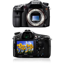 Câmera Digital Sony DSLR Alpha SLT-A77 24.3MP Preta
