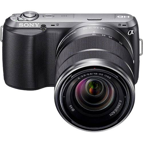 Tudo sobre 'Câmera Digital Sony NEX-C3K 16.2 MP com Lente Intercambiável 18-55mm'