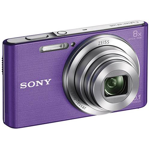 Câmera Digital Sony W830 20.1mp, 8x Zoom Óptico, Foto Panorâmica, Vídeos Hd, Lentes Carl Zeiss, Vio