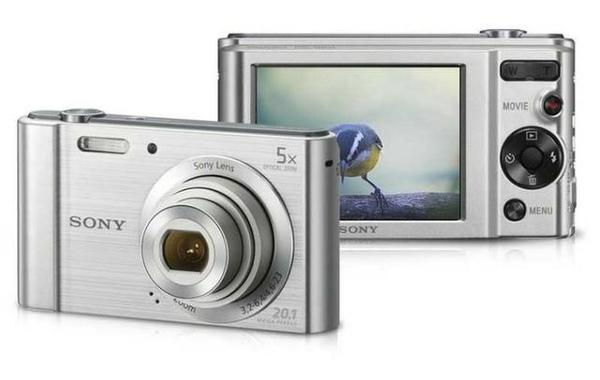 Camera Digital Sony W800 Cyber Shot Prata