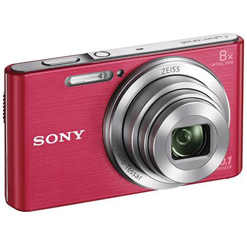 Câmera Digital Sony W830p 20.1mp, 8x Zoom Óptico, Foto Panorâmica, Vídeos Hd, Lentes Carl Zeiss