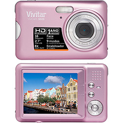 Câmera Digital Vivitar VS029 16MP Zoom Digital 4x 16MB