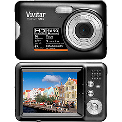 Câmera Digital Vivitar VS029 16MP Zoom Digital 4x 16MB