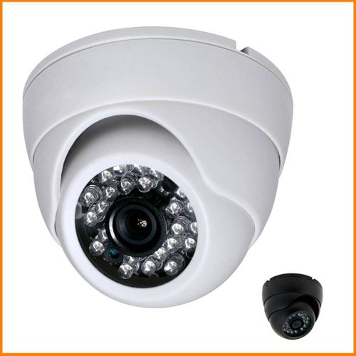 Camera Dome 24 Leds Ccd Infra Vermelho 20mt 1000 Linhas 3,6m