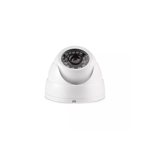 Câmera Dome Ccd 2mp Infra Vermelho 24 Leds 1000 Linhas 3,6mm