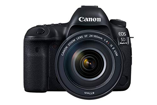 Câmera DSLR Canon EOS 5D Mark IV com Lente 24-105mm F / 4L II