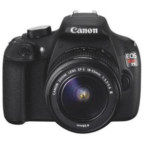 Câmera DSLR Canon EOS Rebel T5 com Lente EF-S 18-55mm III