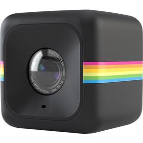 Câmera e Filmadora de Ação Polaroid Cube POL3BK Preta – 6MP, Ângulo de Visão de 124º, Resistente à Água e Grava Vídeo em Full HD