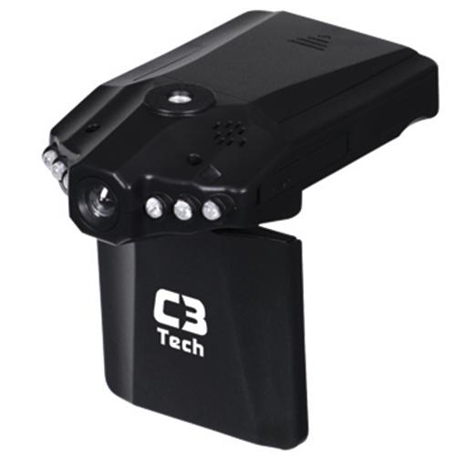 Câmera e Filmadora Veicular HD com Visão Noturna CV303 - C3 Tech