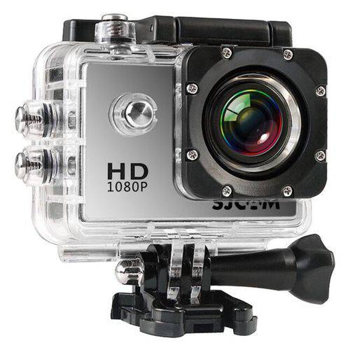 Câmera Esportiva Sj4000 Sjcam Original 12mp 1080p Full Hd Filmadora Sport Prova D´água - Prata