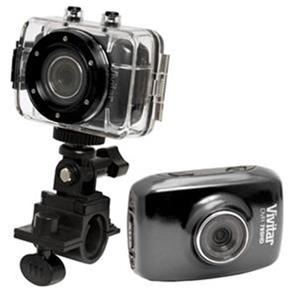 Câmera Filmadora Esportiva Vivitar DVR785HD Preta ? 5.0MP, LCD 2``, com Caixa Estanque à Prova D`água e Grava Vídeo em HD