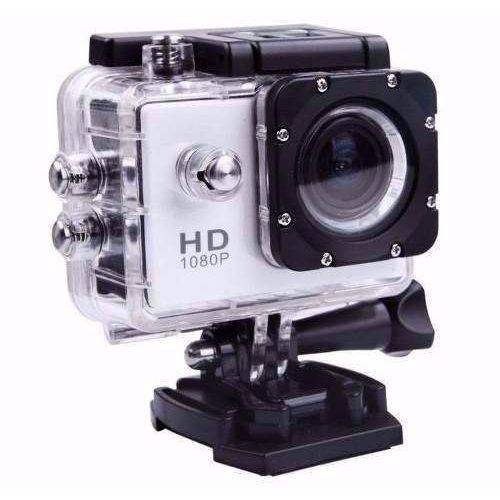Tudo sobre 'Camera Filmadora Full HD Sport Cam 1080 Prova Dagua Tela 2.0'