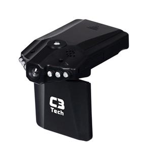 Câmera Filmadora para Carro Veicular Hd Cv303 Preto C3 Tech
