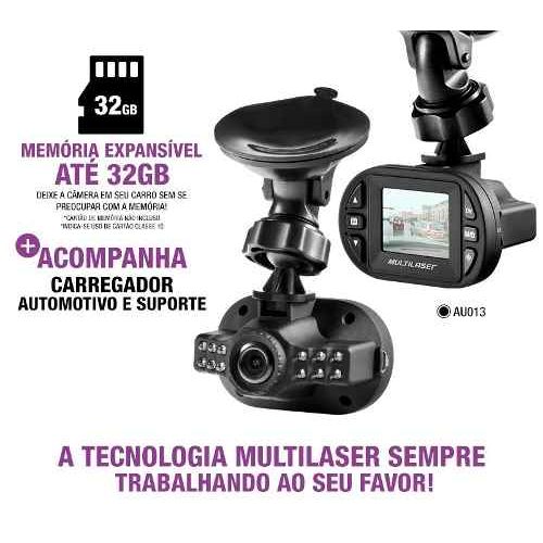 Camera Filmadora Veicular Automotiva HD Visão Noturna 1080p