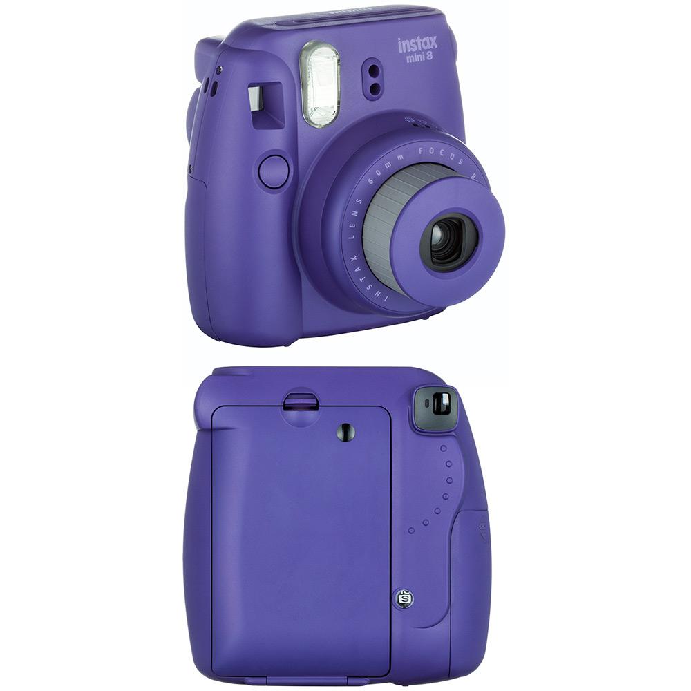 Câmera Fotográfica Analógica Instantânea Instax Mini 8 Uva - Fujifilm