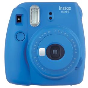 Câmera Fotográfica Instantânea Fujifilm Instax Mini 9 Azul Cobalto com Flash e Espelho para Selfie