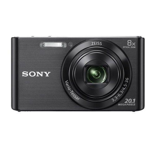 Câmera Fotográfica Sony Dsc-w830 Tela 2.7 de 20.1mp HD X8 Zoom Óptico - Preto