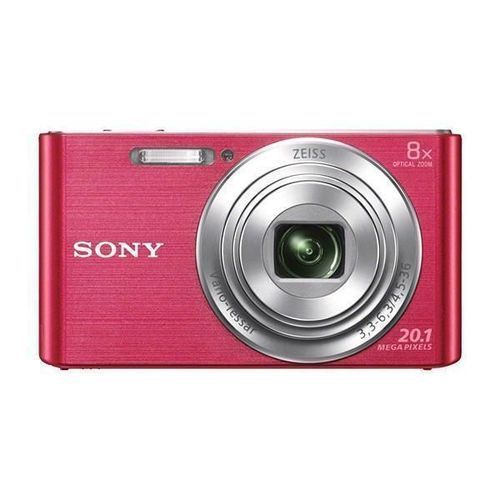 Câmera Fotográfica Sony Dsc-w830 Tela 2.7" de 20.1mp Hd X8 Zoom Óptico - Rosa