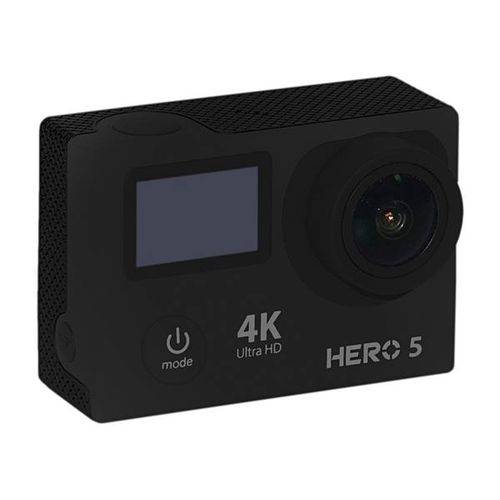 Câmera Goal Pro Hero 5 Sport 4k/ Wi-fi/ Microsd/ Dual Lcd/ Gran Angular -preto