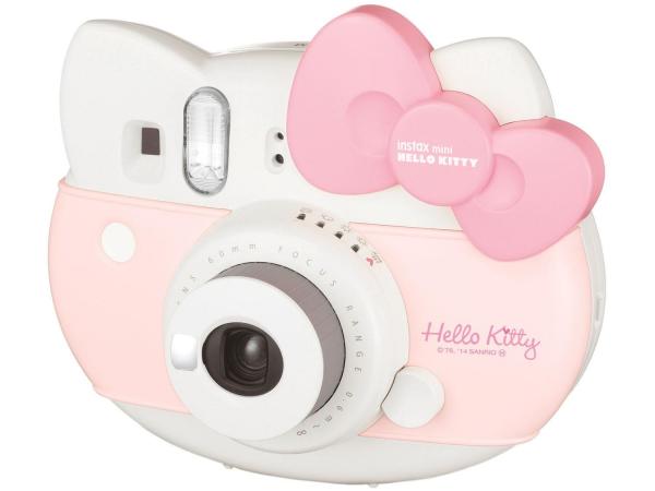 Câmera Instantânea Fujifilm Instax Hello Kitty - Rosa Flash Automático