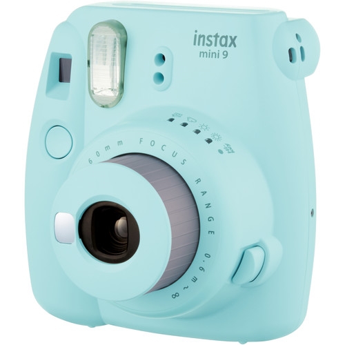 Câmera Instantânea Fujifilm Instax Mini 9 - Azul Aqua - Fuji Film