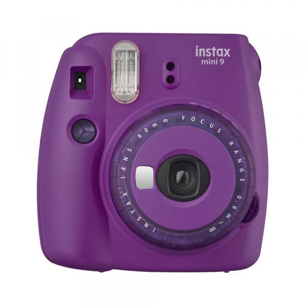Câmera Instantânea Fujifilm Instax Mini 9 ROXO AÇAÍ + Filtros Coloridos
