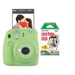 Câmera Instantânea Fujifilm Instax Mini 9 Verde Lima + Pack 20 Fotos