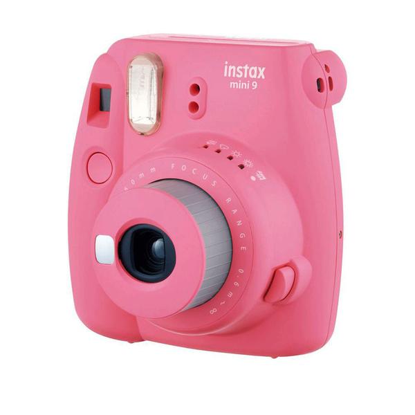 Câmera Instantânea Instax Fujifilm Mini 9 Rosa Flamingo