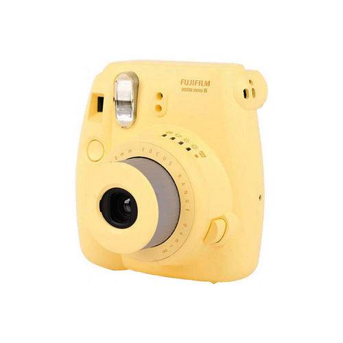 Câmera Instax Mini 8 Instantânea Fujifilm - Amarela + Filme