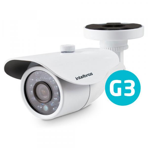 Câmera Intelbras Vm 3120IR G3 com Infravermelho e Lente 2.8mm (Câmera Analógica + AHD Série 1000)